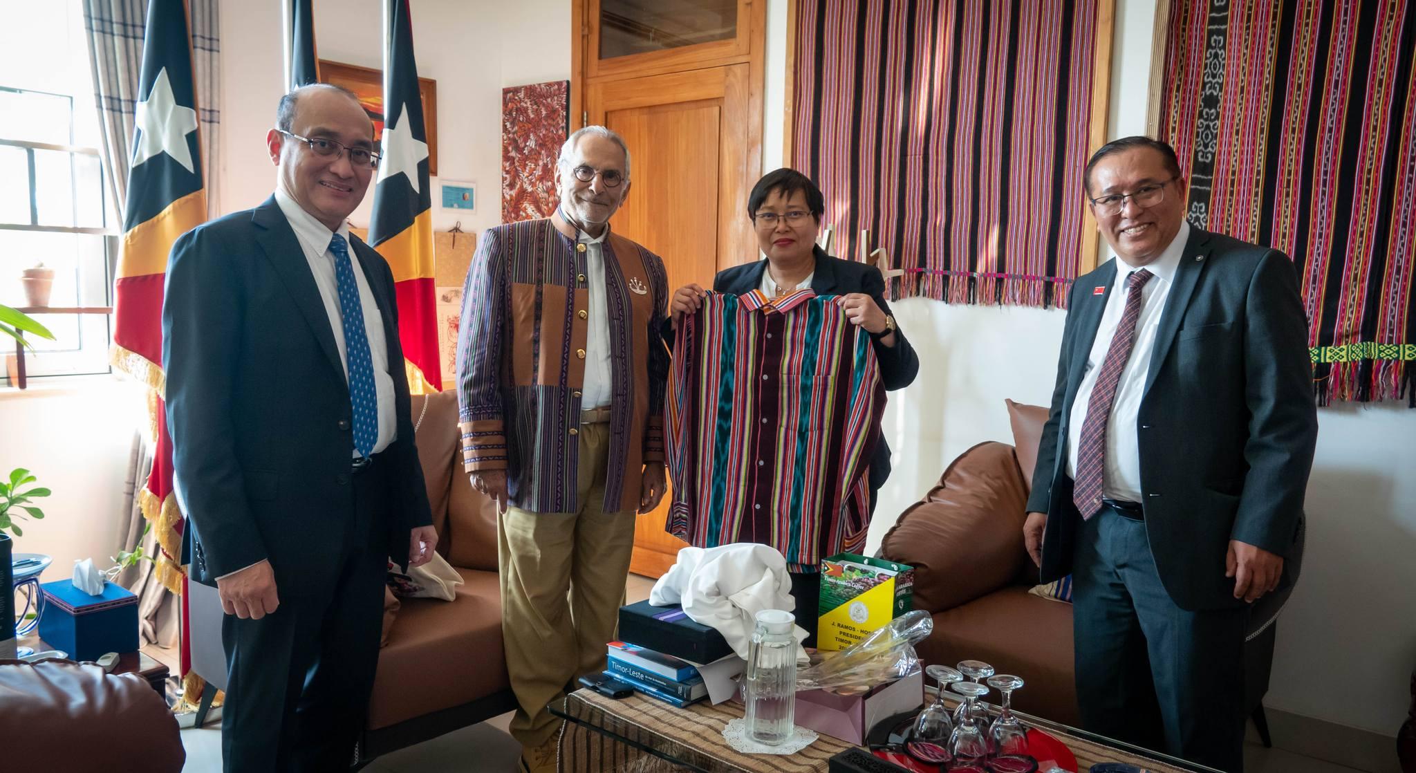 တီမောလက်စ်တီနိုင်ငံ၏ သမ္မတ Jose Ramos Horta နှင့် အမျိုးသားညီညွတ်ရေးအစိုးရ (NUG) ၏ ကိုယ်စားလှယ်အဖွဲ့ တွေ့ဆုံခြင်း